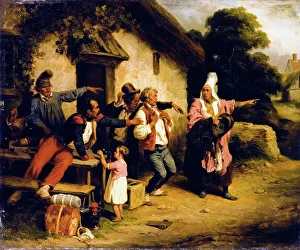 Drunkard Prints: The Drunkard, 1837. Creator: Hippolyte Bellangé