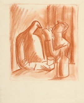 Orava Gallery Prints: Drunkards, 1935-1936. Creator: Mikulas Galanda