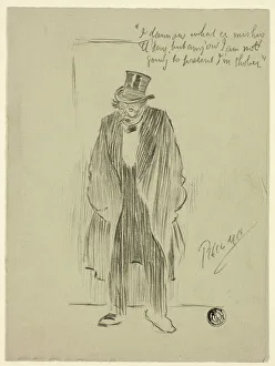 Phil May Prints: Drunken Man, n. d. Creator: Philip William May