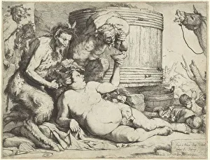 Tenebrist Prints: The Drunken Silenus, 1628. Creator: Jusepe de Ribera