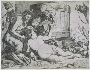 Ribera Giuseppe Prints: Drunken Silenus, 1628. Creator: Jusepe de Ribera