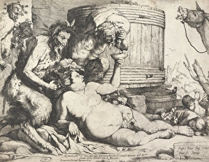 Giuseppe Prints: Drunken Silenus, 1628. Creator: Jusepe de Ribera