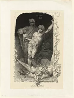 Drunk Collection: Drunkenness, 1851. Creator: Charles Rambert