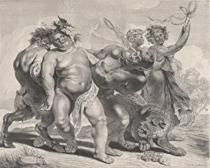 Drunkenness of Bacchus, 1630-57., 1630-57. Creator: Jonas Suyderhoef Drunkenness of Bacchus, 1630-57., 1630-57. Creator: Jonas Suyderhoef