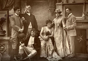 Barraud Gallery: The Drury Lane Company in A Run of Luck, at the Drury Lane Theatre, London, 1886. Artist: Barraud