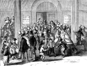 Panto Prints: Drury-Lane Theatre - Engaging for the Pantomime - drawn by M'Connell