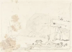 Graving Dock Prints: A Dry Dock, first half 19th century. Creator: John Sell Cotman