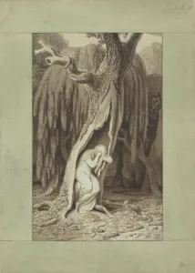 Tischbein Prints: Dryad. Idylls Series, ca 1820. Creator: Tischbein, Johann Heinrich Wilhelm (1751-1829)