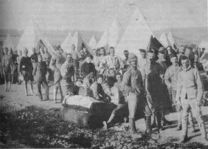 Kwazulu Natal Prints: The Dublin Fusiliers Just Before Embarking in the Armoured Train, 1902