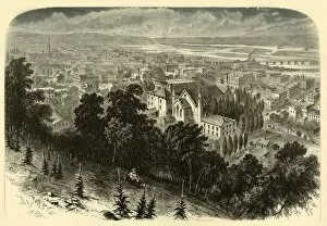 Waud Gallery: Dubuque, from Kellys Bluff, 1874. Creator: James H. Richardson