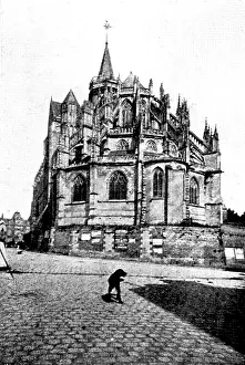 Dorleans Prints: The Duc d'Aosta's Marriage with Princess Helene of Orleans: Cathedral of Eu