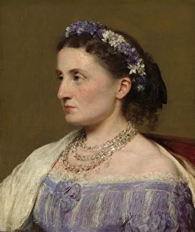 Fantin Latour Henri Prints: Duchess de Fitz-James, 1867. Creator: Henri Fantin-Latour