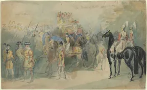 Guys Constantinus Prints: The Duchess of Kent's State Carriage. Creator: Constantin Guys