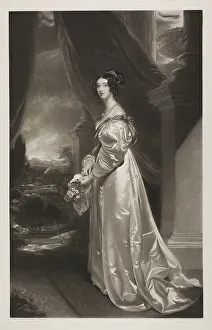 Leg Of Mutton Sleeve Prints: The Duchess of Richmond, 1842. Creator: George Raphael Ward