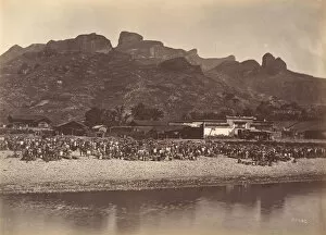 Afong Lai Gallery: Duck Market, ca. 1869. Creator: Afong Lai