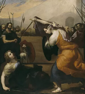 Ribera Gallery: Duel of women. Artist: Ribera, Jose, de (1591-1652)