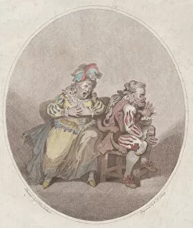 Rowlandson Thomas Collection: The Duenna & Little Isaac, April 1, 1784. Creator: William Paulet Carey