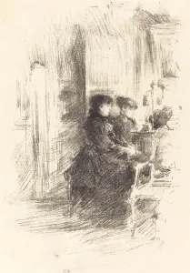 Duet Prints: The Duet, 1894. Creator: James Abbott McNeill Whistler