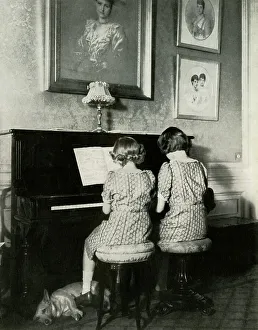 Windsor Margeret Prints: Duet - 1940, 1947. Creator: Unknown