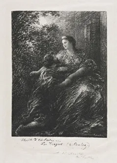 1836 1904 Prints: Duet of the Trojans, 1894. Creator: Henri Fantin-Latour (French, 1836-1904)
