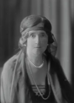 Pearl Earrings Prints: Duff-Gordon, Lady, portrait photograph, not before 1916. Creator: Arnold Genthe
