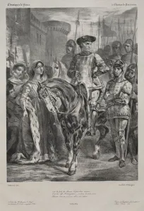 1798 1863 Prints: Duguesclin, 1829. Creator: Eugene Delacroix (French, 1798-1863)