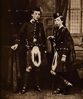 Albert Victor Christian Edward Prints: The Duke of Clarence and King George, 1875 (1935)
