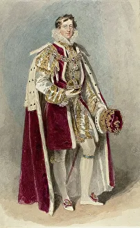 James Stephanoff Prints: Duke of Devonshire Carrying the Orb, n.d. Creators: Marie J Naylor, James Stephanoff
