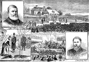 Pavilion Prints: The Duke and Duchess of Albany at the opening of Beaumont Park