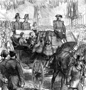 Embankment Prints: The Duke and Duchess of Edinburgh opening the Chelsea Thames Embankment