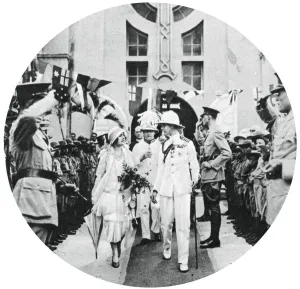 Kingston Prints: The Duke and Duchess of York visiting the tomb of Admiral Benbow