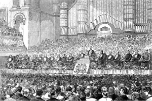 Saxe Coburg And Gotha Duke Of Prints: The Duke of Edinburgh and Prince Leopold at Manchester: soiree in the Free-Trade Hall