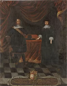 Frederick Iii Collection: Duke Frederick III of Holstein-Gottorp (1597-1659) und Duchess Marie Elisabeth (1610-1684)