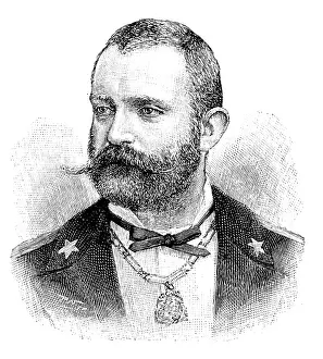Genoa Duke Of Prints: The Duke of Genoa, Commander of the Italian Fleet, 1895. Creator: P Naumann