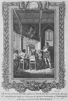 Dowager Gallery: The Duke of Gloucester (afterwards Richard III) in Council, c1787