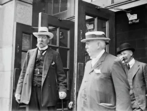 Duke of Grafton (Earl of Euston) with others, 1910. Creator: Bain News Service
