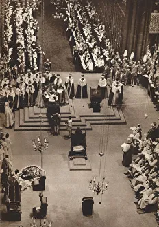 Prince George Prints: The Duke of Kent pays homage to the newly crowned King George VI, 1937