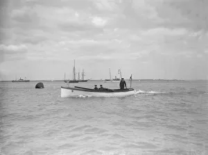 Port Broadside Prints: Duke of Leeds motor launch. Creator: Kirk & Sons of Cowes
