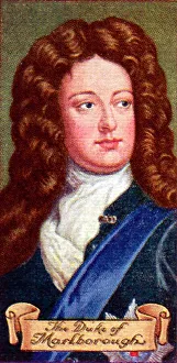 Sir Godfrey Gallery: The Duke of Marlborough, taken from a series of cigarette cards, 1935