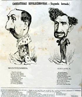 Duke of Montpensier (1824 - 1890), Praxedes Mateo Sagasta (1825 - 1903), revolutionary