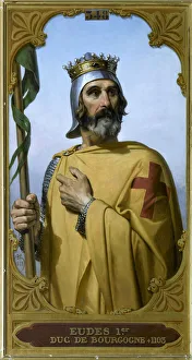 Mus And Xe9 Prints: Duke Odo I of Burgundy (1060-1102), called Borel, 1843. Creator: Blondel