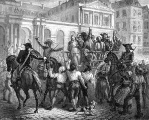 Images Dated 24th September 2009: The Duke of Orleans on the way to the guillotine, Paris, 6th November 1793 (1882-1884)