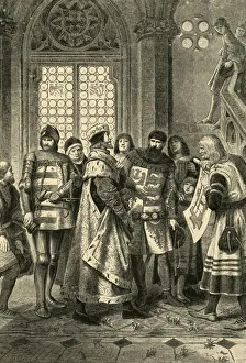 Planning Collection: Duke Rudolf IV as Founder of the Stephen Cathedral, (c1360), 1890. Creator: Unknown