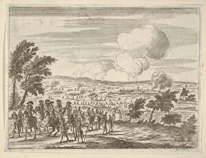 The Duke and his troops at Casalmaggiore, from L Idea di un Principe ed Eroe Cristiano in