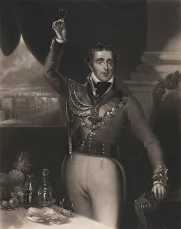 Wellesley Collection: The Duke of Wellington, 1828. Creator: William Say