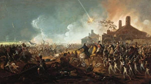 Sadler Collection: The Duke of Wellington at la Haye Sainte. The Battle of Waterloo