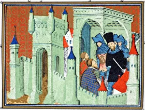 Half Brother Gallery: Dukes of Exeter and Surrey deliver the Kings message to the Duke of Lancaster, 19th Century
