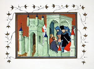 Dukes of Exeter and Surrey deliver the Kings message to the Duke of Lancaster, 19th Century