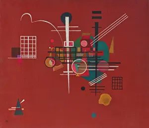 Colourfulness Prints: Dull Red, 1927. Creator: Kandinsky, Wassily Vasilyevich (1866-1944)