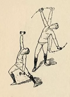 Book Of Sports Gallery: Dumb-Bell Exercises, 1912